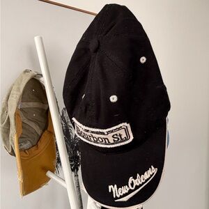 Black 'Bourbon St.' New Orleans Baseball Cap